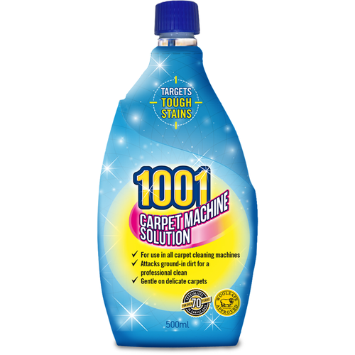 1001 3-IN-1 Carpet Machine Solution Cleaner Shampoo - 500ml - sassydeals.co.uk