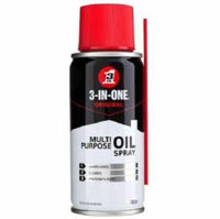 Thumbnail for 3-IN-ONE (WD-40) Multi-Purpose Lubricant Aerosol Oil Spray (with Straw) - (100ml x 12) - sassydeals.co.uk