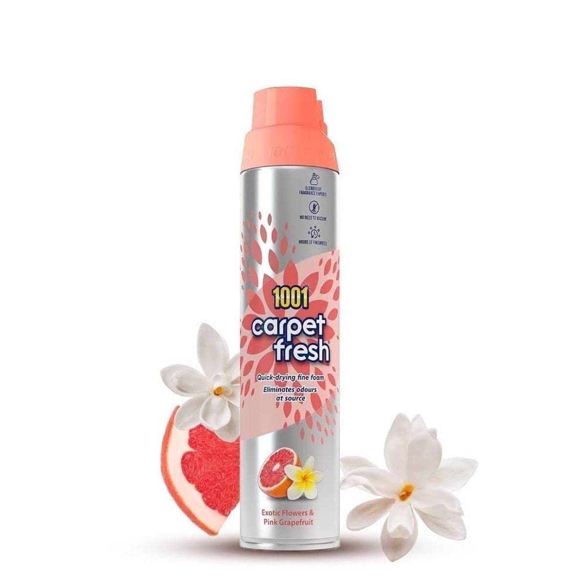 1001 No Vac Carpet Freshening Fragrance (Exotic Flowers & Pink Grapefruit) - 300ml - sassydeals.co.uk