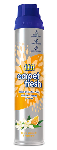 Thumbnail for 1001 No Vac Carpet Freshening Fragrance (Spring Blossom & Mandarin) - 300ml - sassydeals.co.uk