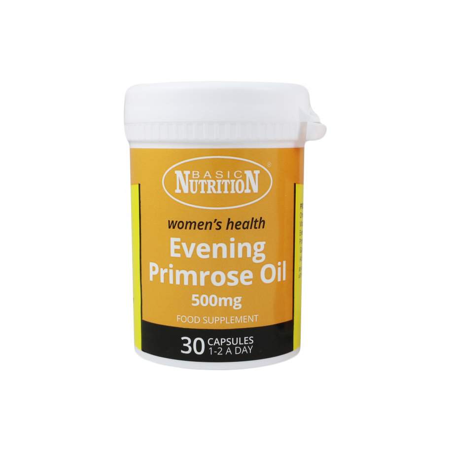 Basic Nutrition Evening Primrose Oil 500mg - 30's - sassydeals.co.uk