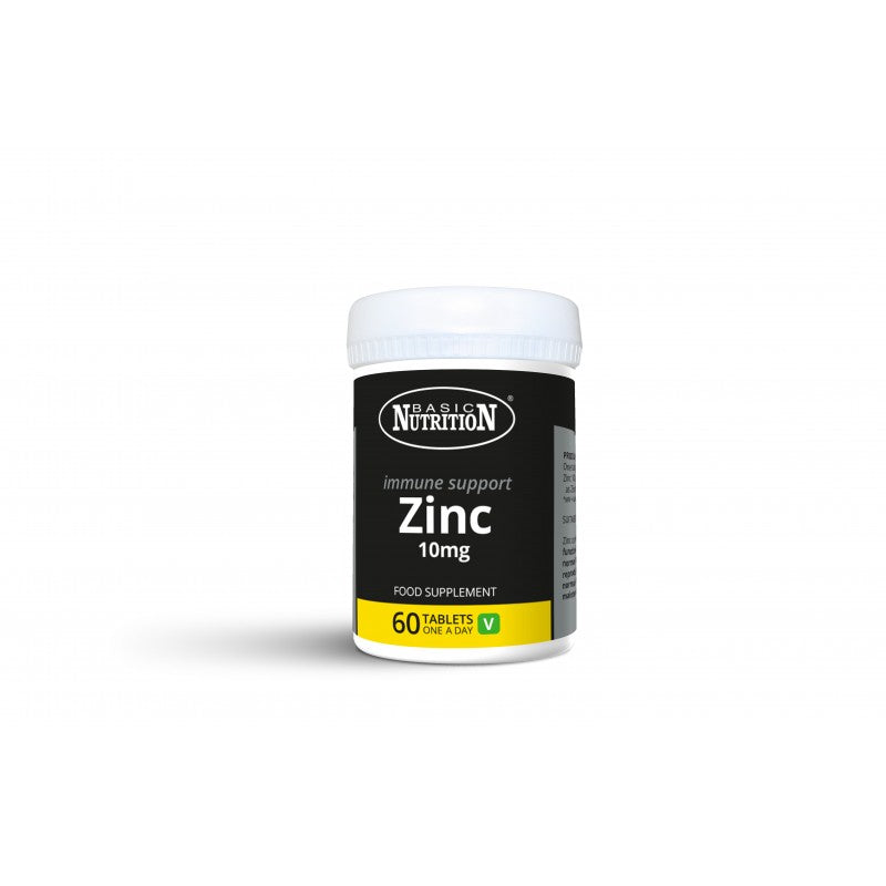 Basic Nutrition Zinc 10mg - 60's - sassydeals.co.uk