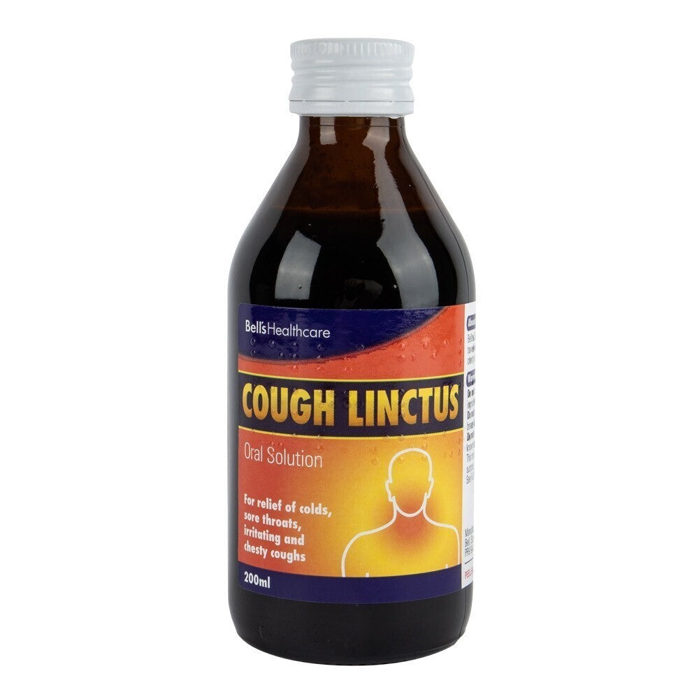 Bell's Cough Linctus Syrup for Colds, Sore Throats, Irritating & Chesty Coughs - 100ml - sassydeals.co.uk