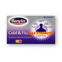 Thumbnail for Benylin Cold & Flu Max Capsules - 16's - sassydeals.co.uk