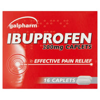 Thumbnail for Galpharm Ibuprofen Caplets 200mg - 2 Boxes (32 Caplets) - sassydeals.co.uk