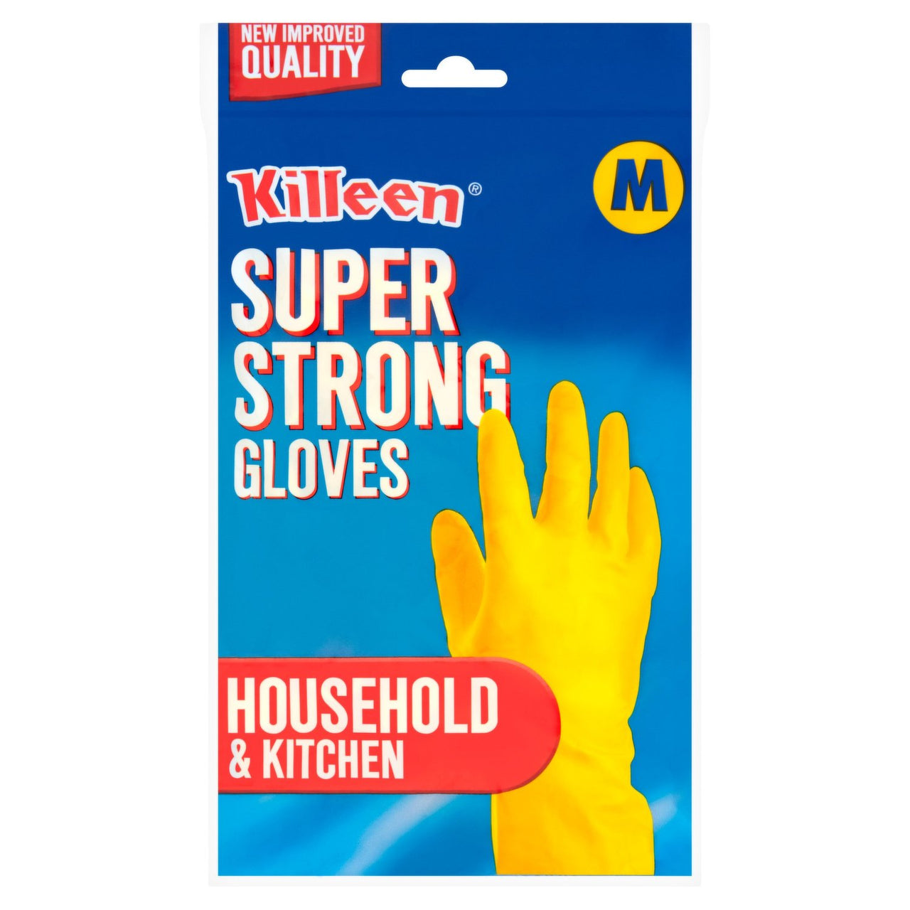 Killeen Super Strong Household & Kitchen Cleaning Gloves - Medium - sassydeals.co.uk