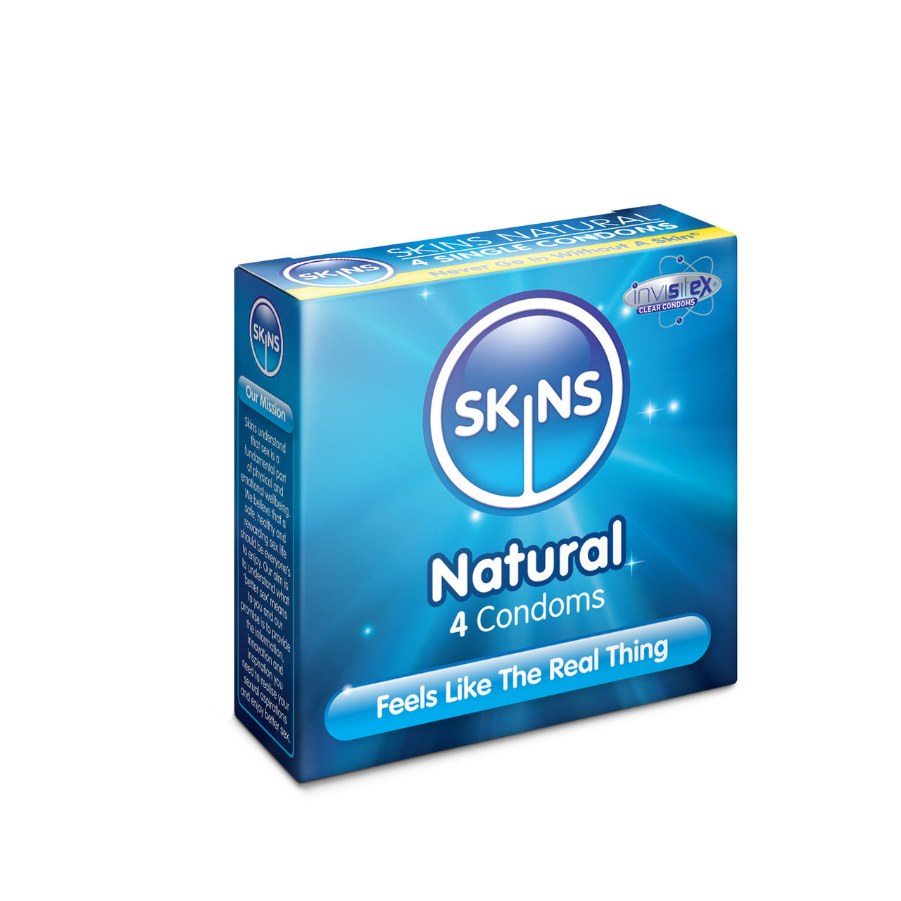 Skins Condoms Natural - 4's - sassydeals.co.uk
