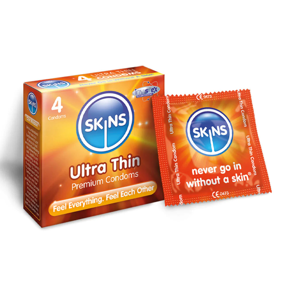 Skins Condoms Ultra Thin - 4's - sassydeals.co.uk