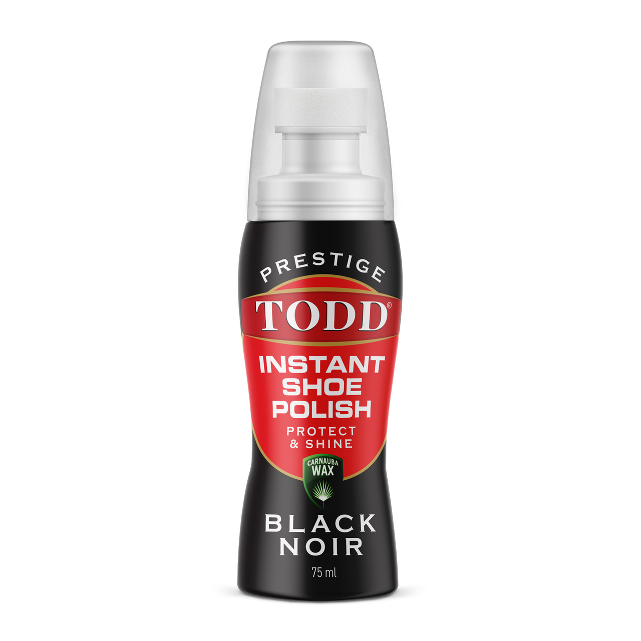 Todd Prestige Colour Shine Liquid Shoe Polish (Black) - 75ml - sassydeals.co.uk