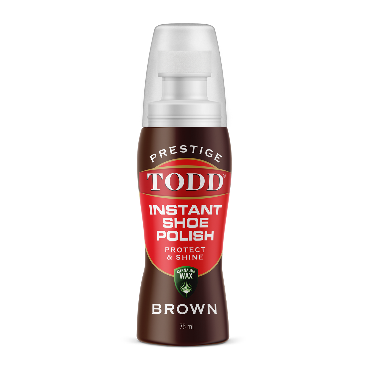 Todd Prestige Colour Shine Liquid Shoe Polish (Brown) - 75ml - sassydeals.co.uk