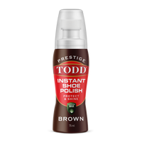 Thumbnail for Todd Prestige Colour Shine Liquid Shoe Polish (Brown) - 75ml - sassydeals.co.uk