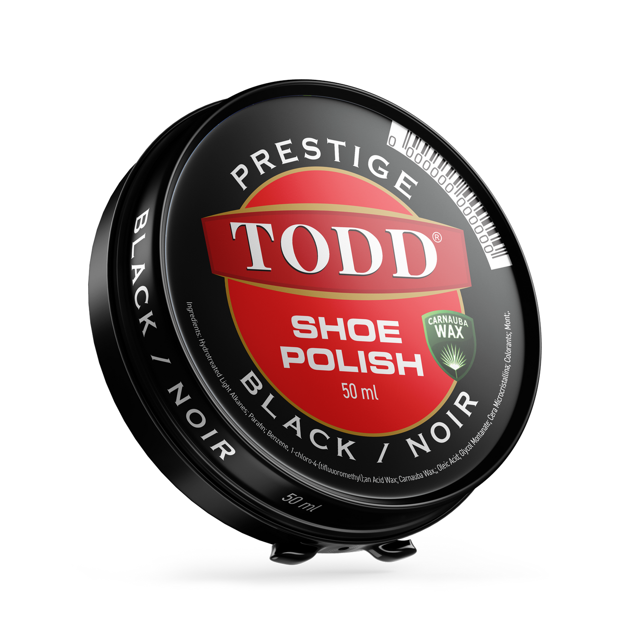 Todd Prestige Shoe Polish (Black) - 50ml - sassydeals.co.uk