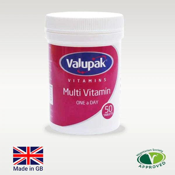 Valupak Multi Vitamins OAD Tablets - 50's - sassydeals.co.uk