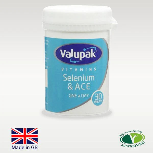 Valupak Selenium A, C & E OAD Tablets - 30's - sassydeals.co.uk