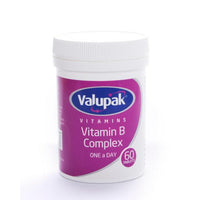 Thumbnail for Valupak Vitamin B Complex OAD Tablets - 60's - sassydeals.co.uk