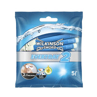 Thumbnail for Wilkinson Everyday 2 Mens Disposable Razors - 5's - sassydeals.co.uk