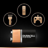 Thumbnail for Duracell 9V PP3 Plus Power Batteries, Smoke Alarms (LR22, MN1604, 6LR61) - 10 Packs - sassydeals.co.uk