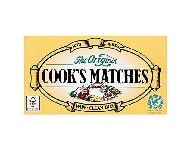 12 x Boxes of Cook's The Original Kitchen Safety Matches - 220 Matches Per Box - sassydeals.co.uk