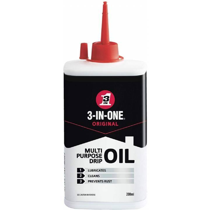 3-IN-ONE (WD-40) Multi-Purpose Lubricant Drip Oil Plastic Bottle - 100ml - sassydeals.co.uk