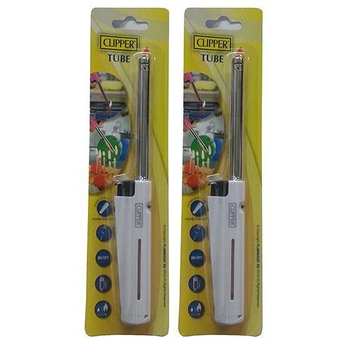 5 x Clipper BBQ Lighter Long Tube Household Electronic Lighter - sassydeals.co.uk