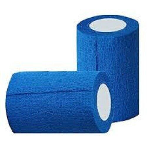 A&E Blue Cohesive Bandage - 7.5cm x 5m - sassydeals.co.uk