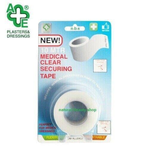 A&E Medical Clear Securing Tape (2 Way Tear) - 10m - sassydeals.co.uk