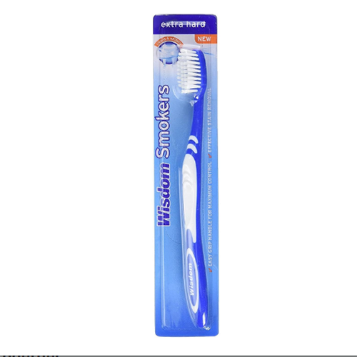 Addis Wisdom Extra Hard Smokers Toothbrush (for Tobacco & Food Stains) - sassydeals.co.uk