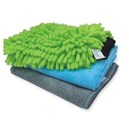 AIL Microfiber Cleaning Cloths & Microfiber Glove 3's - sassydeals.co.uk