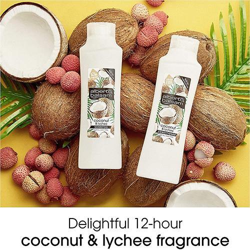 Alberto Balsam Nourishing Hair Shampoo Coconut & Lychee (for All Hair Types) - 350ml - sassydeals.co.uk