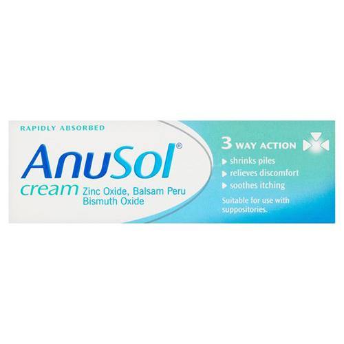 Anusol Cream Hemorrhoid Treatment (internal and external piles) - 23g - sassydeals.co.uk