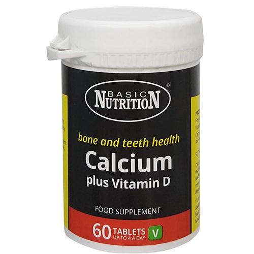 Basic Nutrition Calcium Plus Vitamin D 60's - 200mg - sassydeals.co.uk