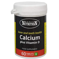 Thumbnail for Basic Nutrition Calcium Plus Vitamin D 60's - 200mg - sassydeals.co.uk