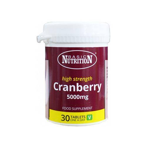 Basic Nutrition Cranberry 30's - 5000mg - sassydeals.co.uk