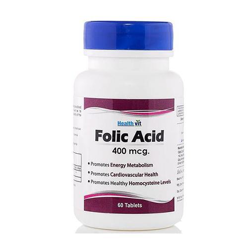 Basic Nutrition Folic Acid 400mcg - 60's - sassydeals.co.uk