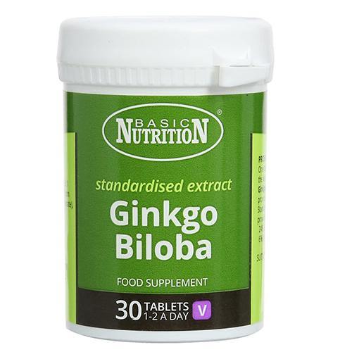 Basic Nutrition Ginko Biloba 30's - 6000mg - sassydeals.co.uk