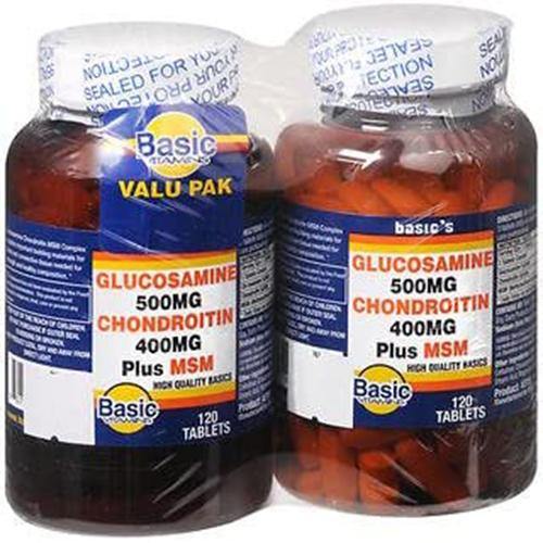Basic Nutrition Glucosamine 500mg/Chondroitin 100mg - 30's - sassydeals.co.uk