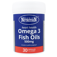 Thumbnail for Basic Nutrition Omega 3 Fish Oil 30's - 500mg - sassydeals.co.uk