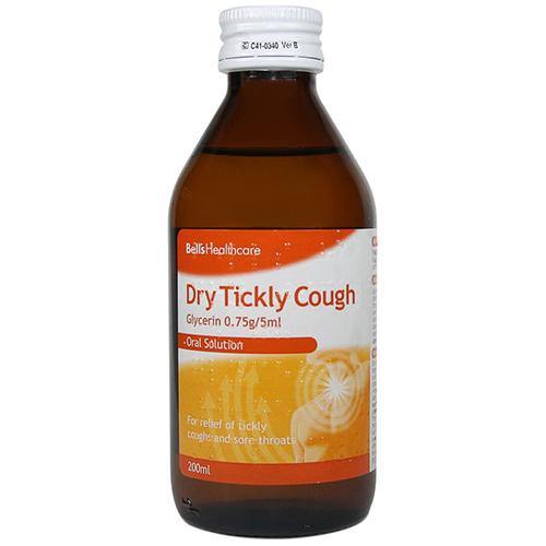 Bell's Dry Tickly Cough & Sore Throats Syrup - 200ml - sassydeals.co.uk