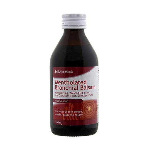 Bell's Mentholated Bronchial Balsam for Sore Throat, Cough, Cold & Catarrh - 200ml - sassydeals.co.uk