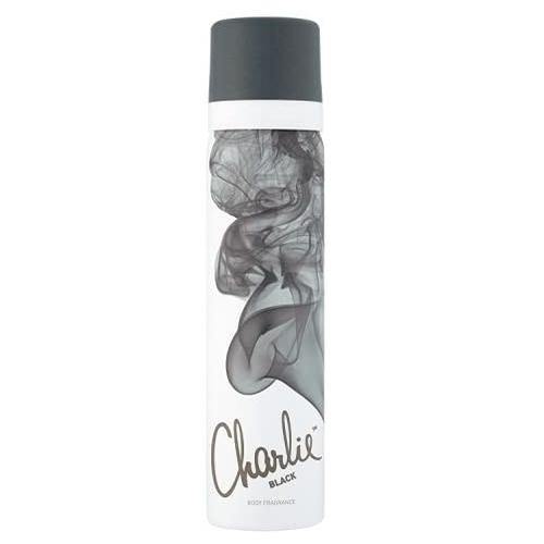 Charlie Body Spray Black - 75ml - sassydeals.co.uk
