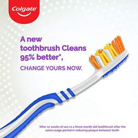 Thumbnail for Colgate Antibacterial Toothbrush Zig Zag - Medium - sassydeals.co.uk
