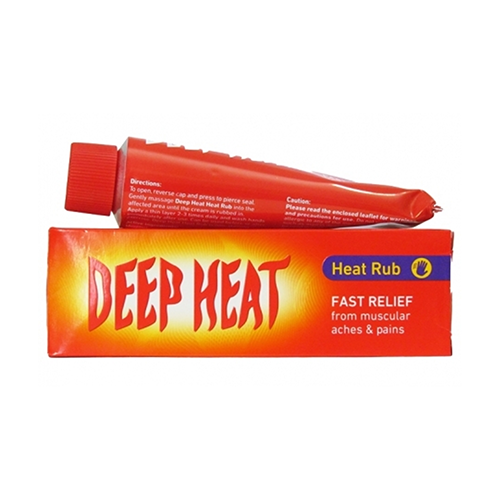 Deep Heat Cream Effective Pain Relieving Heat Rub (Medium) - 67g - sassydeals.co.uk