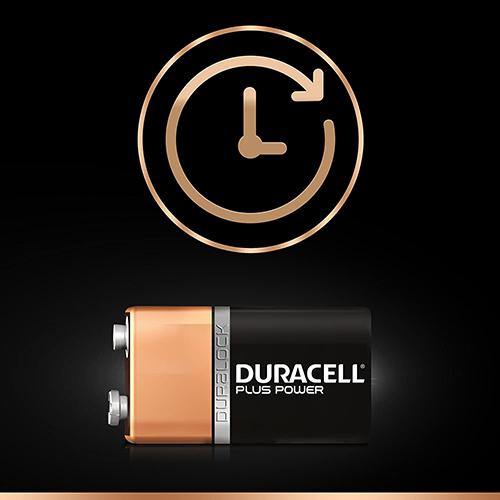 Duracell 9V PP3 Plus Power Batteries, Smoke Alarms (LR22, MN1604, 6LR61) - sassydeals.co.uk