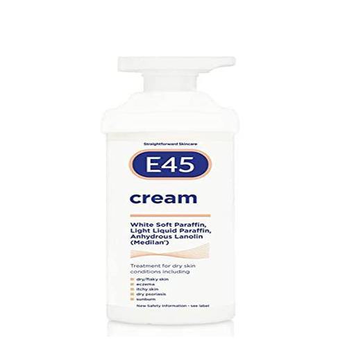 E45 Cream Pump (for Dry Skin & Medical Conditions) - 500ml - sassydeals.co.uk