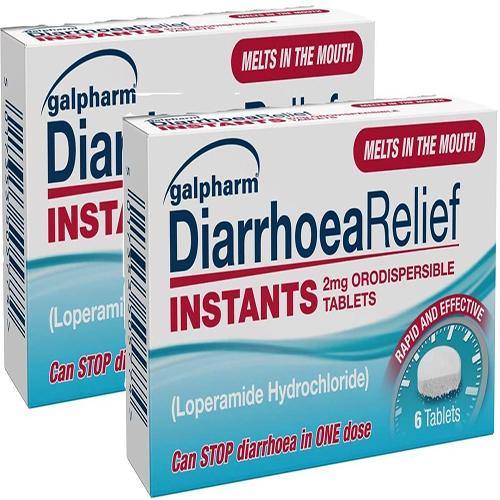 Galpharm Diarrhoea Instant Relief Tablets - 3 Boxes (18 Tablets) - sassydeals.co.uk