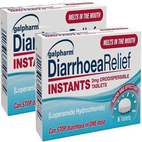 Thumbnail for Galpharm Diarrhoea Instant Relief Tablets - 3 Boxes (18 Tablets) - sassydeals.co.uk