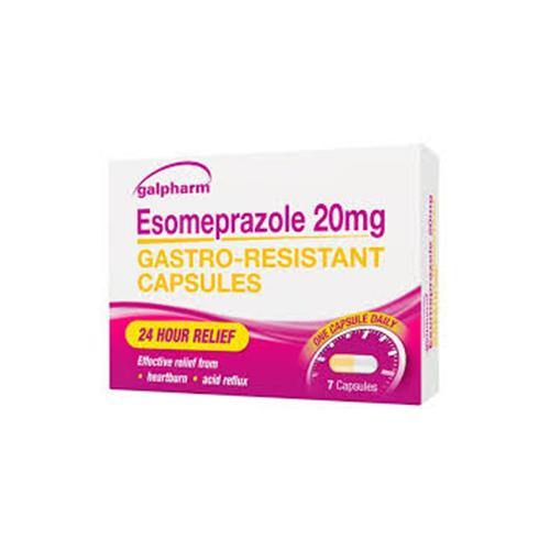 Galpharm Esomeprazole Gastro Resistant Tablets/Capsules - 7's - sassydeals.co.uk