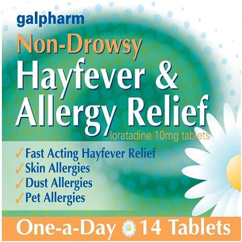 Galpharm Hayfever & Allergy Relief Loratadine (Non-Drowsy) - 14's (GREEN) - sassydeals.co.uk