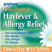 Thumbnail for Galpharm Hayfever & Allergy Relief Loratadine (Non-Drowsy) - 14's (GREEN) - sassydeals.co.uk