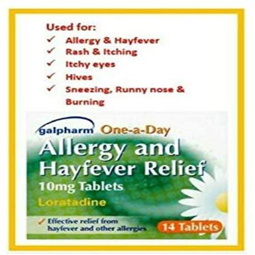 Galpharm Hayfever & Allergy Relief Loratadine (Non-Drowsy) - 14's (GREEN) - sassydeals.co.uk